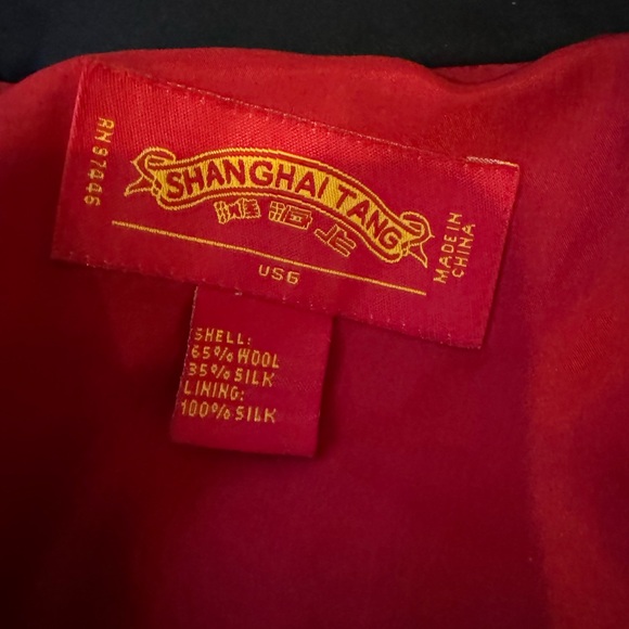 Shanghai Tang Silk & Wool long jacket - Picture 9 of 9